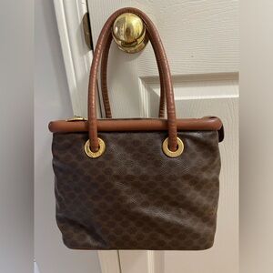 hand bag, minimal dirt and watermarks,darkened parts. Hardware minimal tarnish